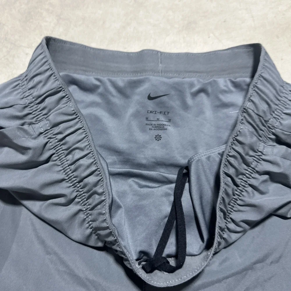 Nike Men's Dri-Fit Lightweight Training Running Shorts Gray DV9359-084 SZ M MARK